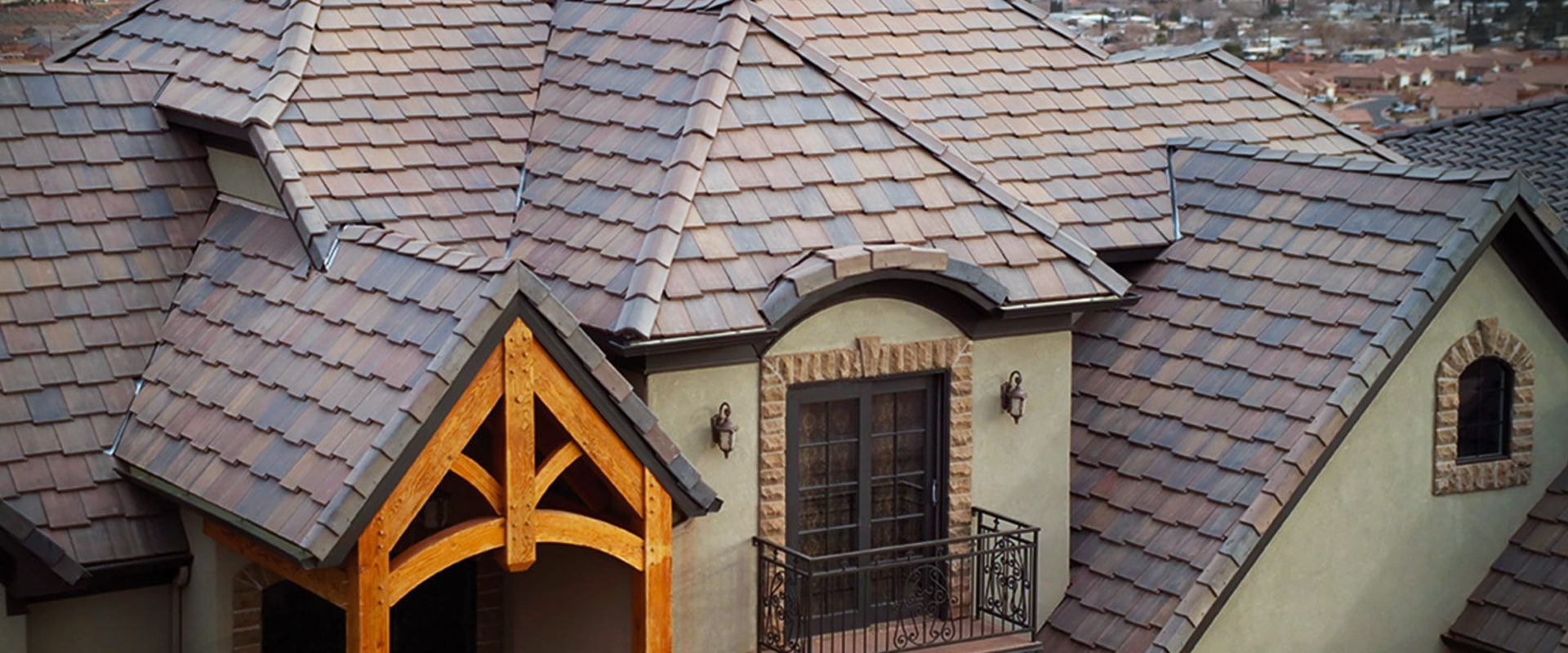 What is the most common roof type called?