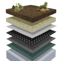 What layers are needed in a green roof?