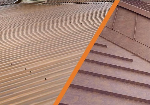 What are the disadvantages of a corrugated metal roof?