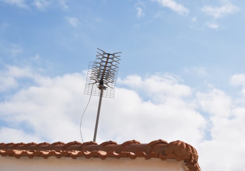 Is it safe to put antenna on roof?