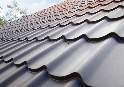 What is a negative aspect of a metal roof?