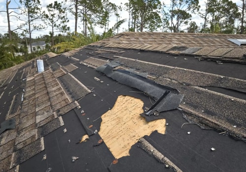 What does storm damage to roof look like?