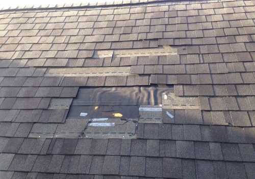 What is the most common problem with roof shingles?